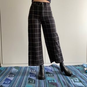 Madewell Wode Leg black Pants